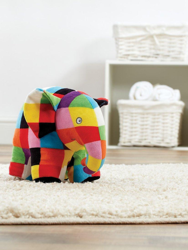 Elmer Elephant patchwork soft toy 20cm - British product