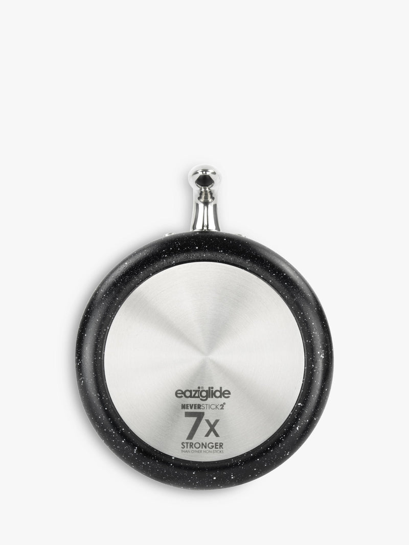 Eaziglide Neverstick2 Aluminium Non-Stick Sauce Pot, Black, 16cm - British product