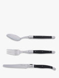 Laguiole 18-piece cutlery set with wood tray, UK version