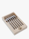 Laguiole stainless steel teaspoons set of 6, imported from the UK