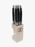 Laguiole stainless steel serrated steak knife set of 6, UK version