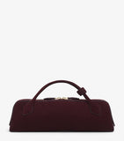 Alaïa Le Teckel suede top-handle bag, imported from the UK