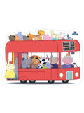 Peppa Pig London bus floor jigsaw puzzle 24 pieces, imported from the UK