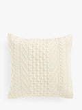 John Lewis organic cotton knit cushion in Marshmallow, UK version