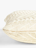 John Lewis organic cotton knit cushion in Marshmallow, UK version