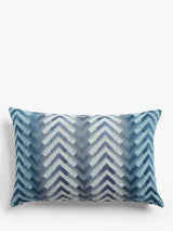 John Lewis John Lewis Kasuri Cushion Blue 40 x 60cm- Buy online at McGrocer
