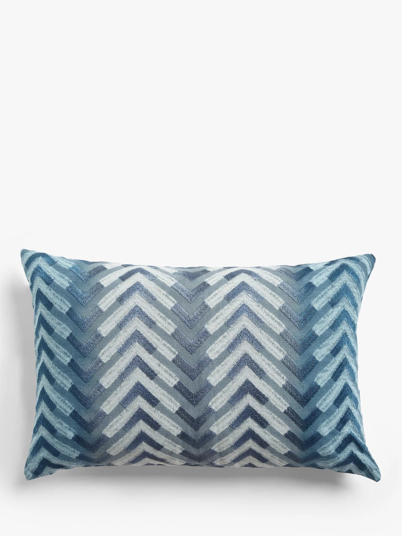John Lewis Kasuri Blue cushion 40x60cm, UK version