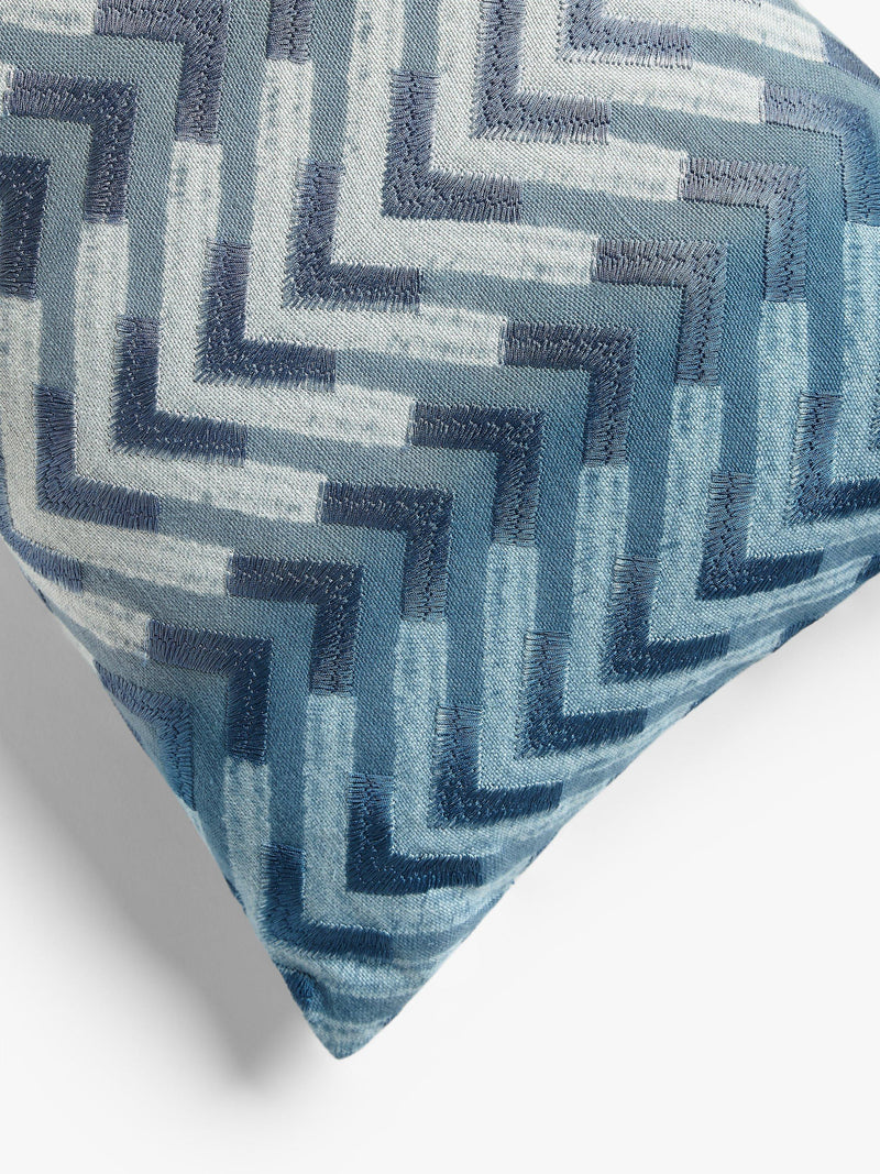 John Lewis Kasuri Blue cushion 40x60cm, UK version