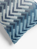 John Lewis Kasuri Blue cushion 40x60cm, UK version