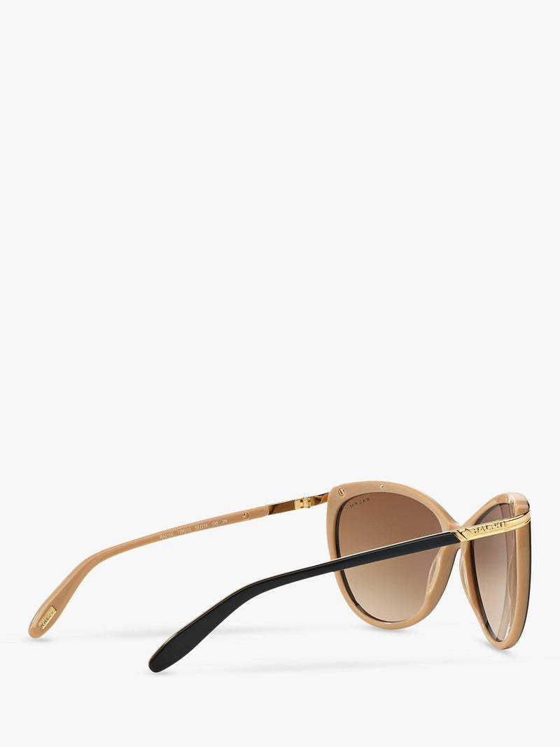 Ralph Lauren women's cat's eye sunglasses black gradient, imported from the UK