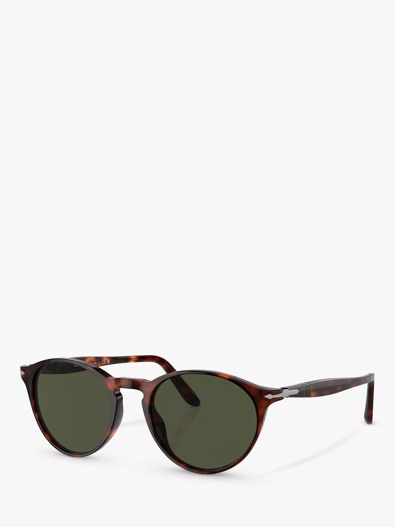 Persol oval sunglasses tortoise green lens 50mm (British brand)