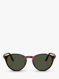 Persol oval sunglasses tortoise green lens 50mm (British brand)