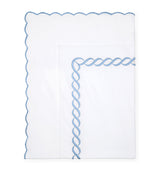 Harrods Super King Flat Sheet in Egyptian Cotton with Braid Pattern, 300cm x 270cm- Buy online at McGrocer