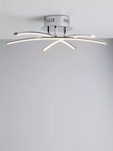 John Lewis John Lewis Trinity LED Semi Flush Ceiling Light Chrome- Buy online at McGrocer