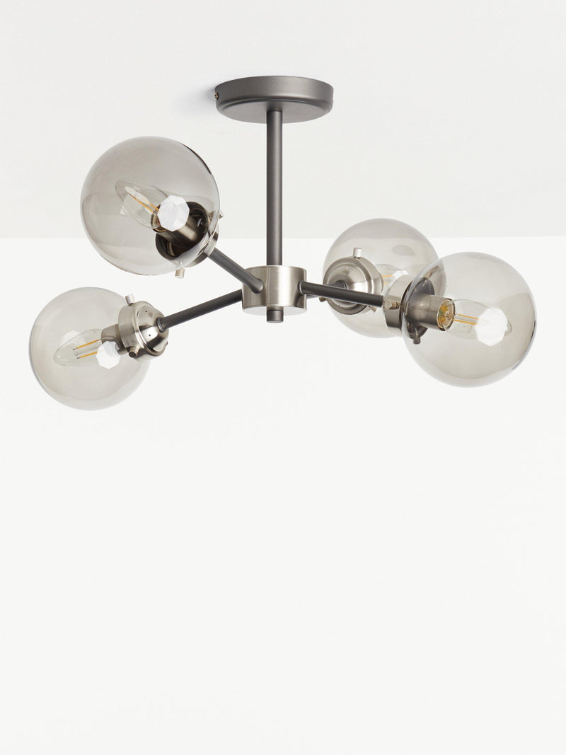 John Lewis Orb semi flush ceiling light, imported from the UK