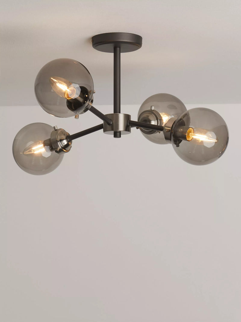 John Lewis Orb semi flush ceiling light, imported from the UK