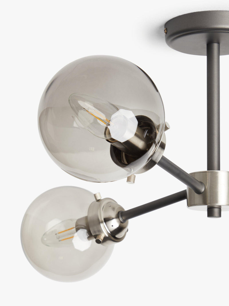 John Lewis Orb semi flush ceiling light, imported from the UK