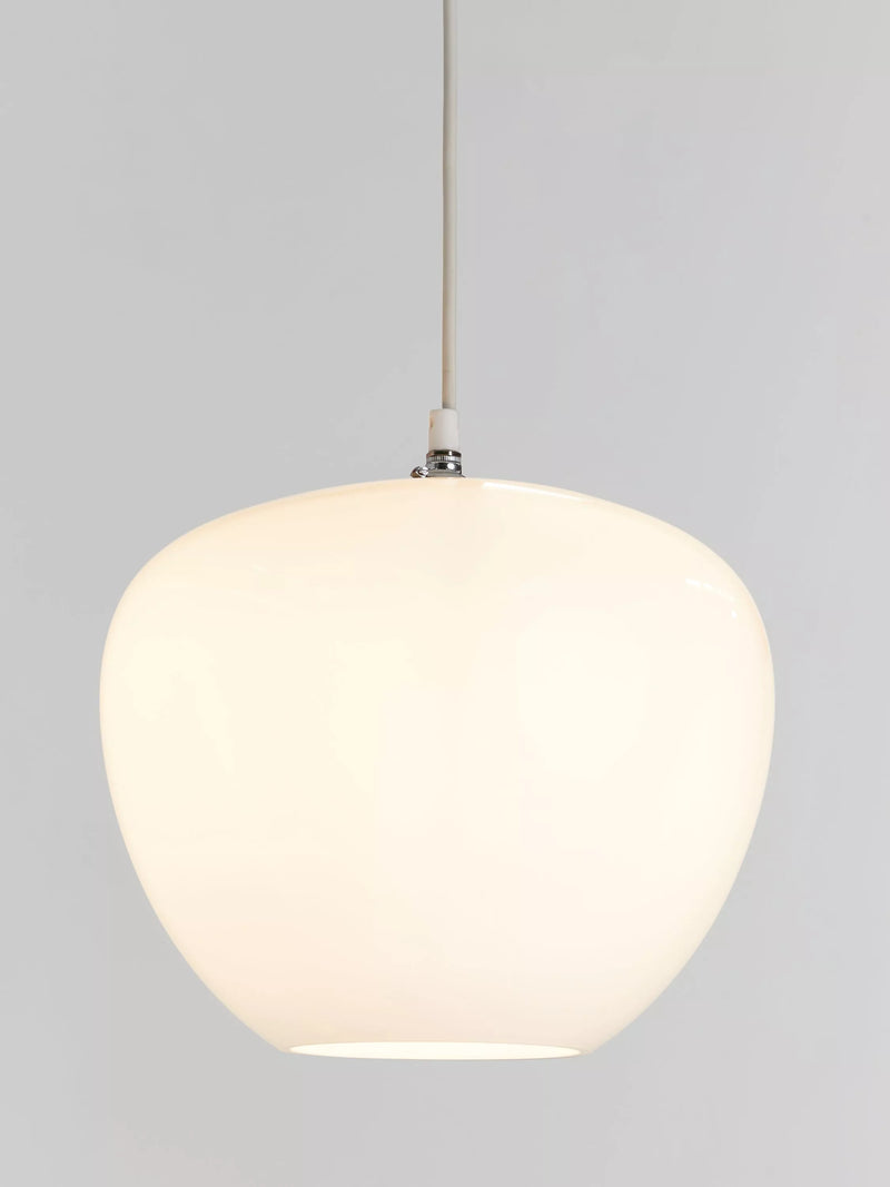 John Lewis Wren Easy-to-Fit Ceiling Shade Smoked Glass 28cm Diameter