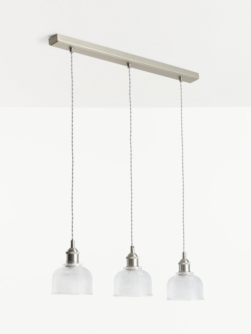 John Lewis Ezra 3-light pendant ceiling light (British brand)