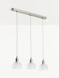 John Lewis Ezra 3-light pendant ceiling light (British brand)