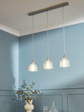 John Lewis Ezra 3-light pendant ceiling light (British brand)