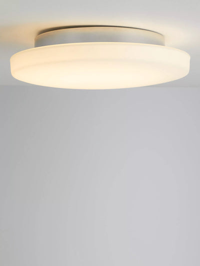 John Lewis John Lewis Moonbeam LED Flush Bathroom Ceiling Light, White- Buy online at McGrocer
