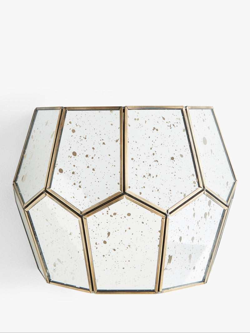 John Lewis Romy mirrored glass wall light (British brand)