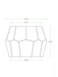 John Lewis Romy mirrored glass wall light (British brand)