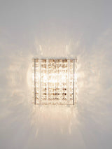 John Lewis John Lewis Dazzle Crystal Mirrored Wall Light, Clear- Buy online at McGrocer
