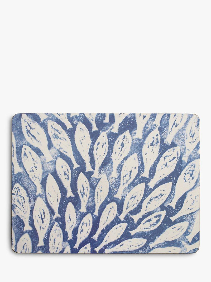 BlissHome cork-backed sealife placemats set of 4, imported from the UK