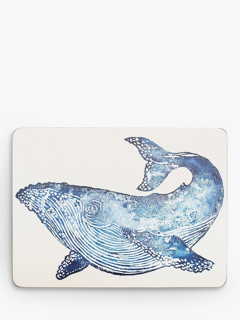 BlissHome cork-backed sealife placemats set of 4, imported from the UK