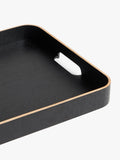 John Lewis square wood veneer tray black 35cm, UK version