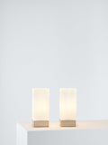 John Lewis Mitch touch lamps set of two silver - British product