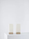 John Lewis Mitch touch lamps set of two silver - British product