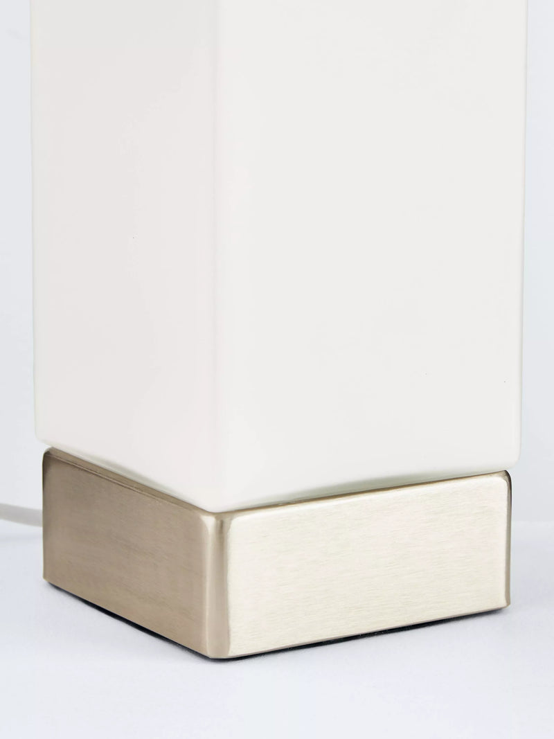 John Lewis Mitch touch lamps set of two silver - British product