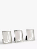 John Lewis mini photo frames silver set of 3, 2.5 x 3.5 inch, UK version