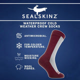 Sealskinz waterproof cold weather mid socks (British brand)