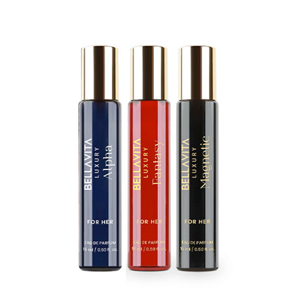 Bellavita Luxury Mood Collection eau de parfum 3x15ml, UK version