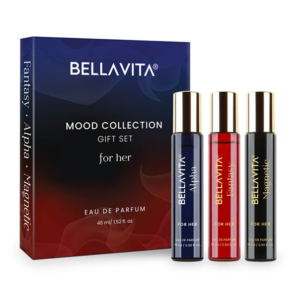 Bellavita Luxury Mood Collection eau de parfum 3x15ml, UK version