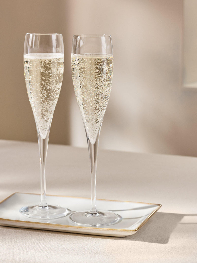 John Lewis clear sparkling wine flutes set of 4 175ml, UK version