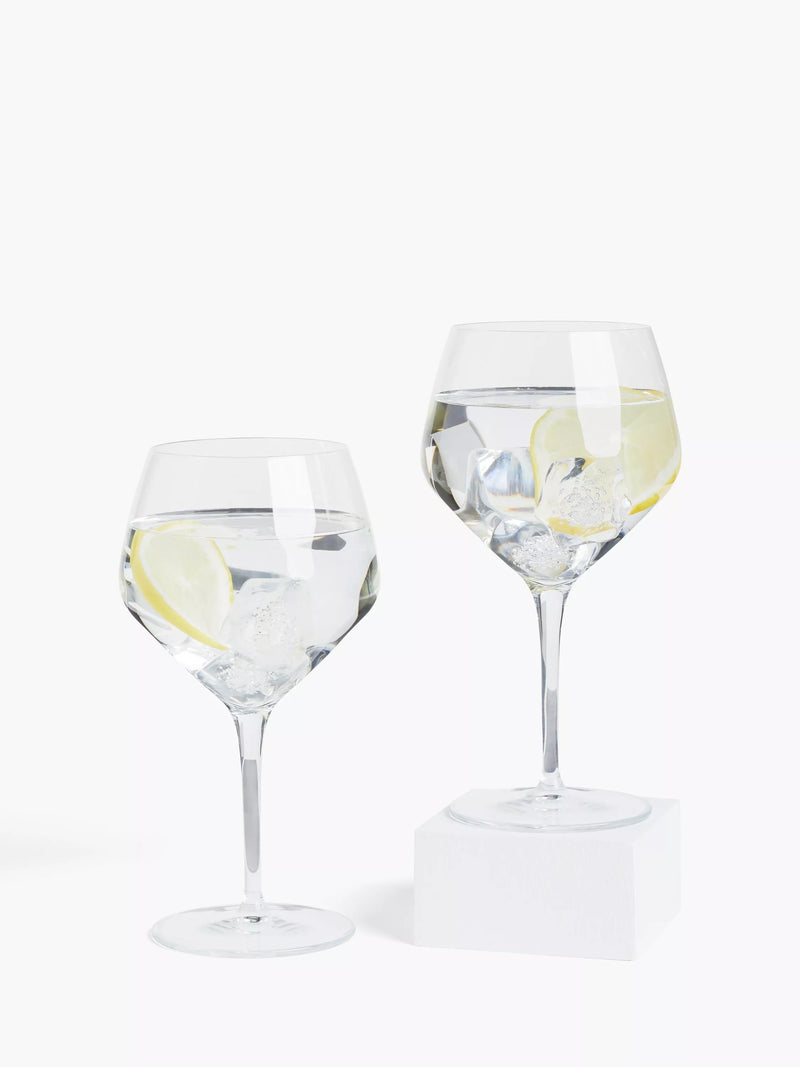 John Lewis Connoisseur gin glasses clear set of two 700ml, UK version