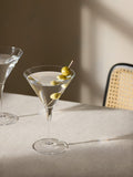 John Lewis martini cocktail glasses clear set of 2 300ml, UK version