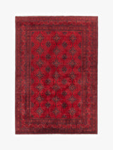 John Lewis Gooch Luxury Hand Knotted Khal Mohammadi Rug Red 145x95cm- Buy online at McGrocer