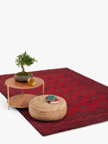 Gooch Luxury red hand knotted rug 145x95cm, UK version
