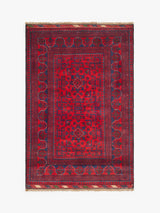 John Lewis Gooch Luxury Hand Knotted Kundos Rug Red 125 x 185 cm- Buy online at McGrocer