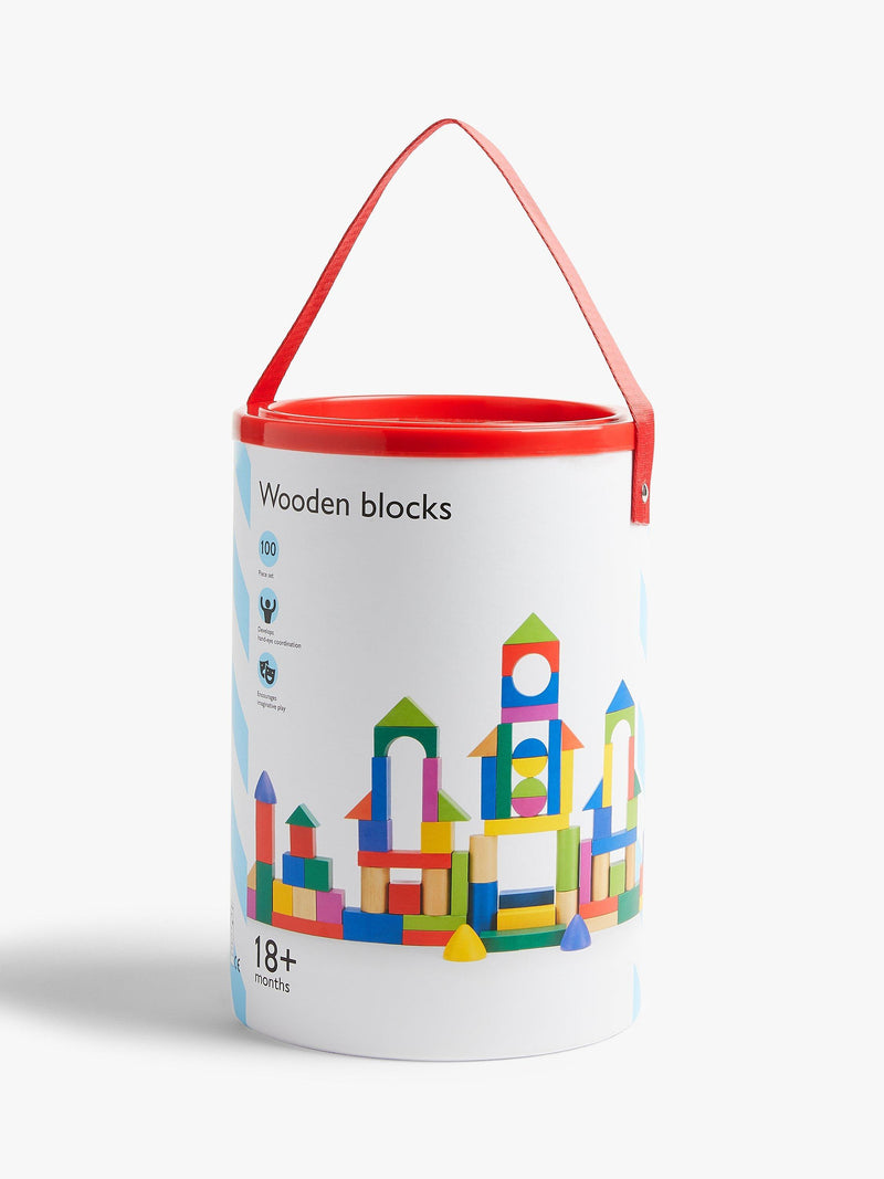 John Lewis 100 piece wooden building blocks (British brand)