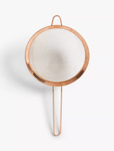 John Lewis John Lewis Stainless Steel Sieve, Copper 18cm Double Mesh Sieve- Buy online at McGrocer