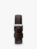 Sekonda men's day date leather strap watch (British brand)