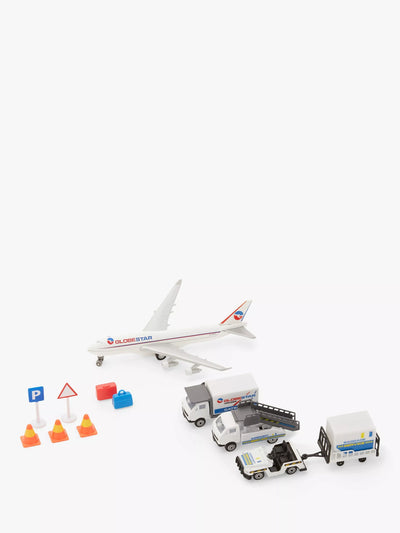 John Lewis Airport Play Set with Airplane and Support Vehicles for Children- Buy online at McGrocer