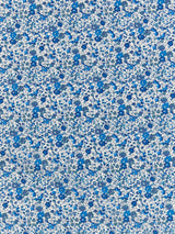 John Lewis Liberty Fabrics Tana Lawn Emma and Georgina Floral Print Fabric Blue 136cm- Buy online at McGrocer